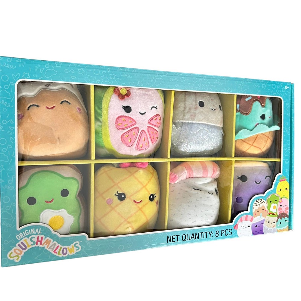 SQUISHMALLOWS 8 PIECE 5” MINI PLUSH SET